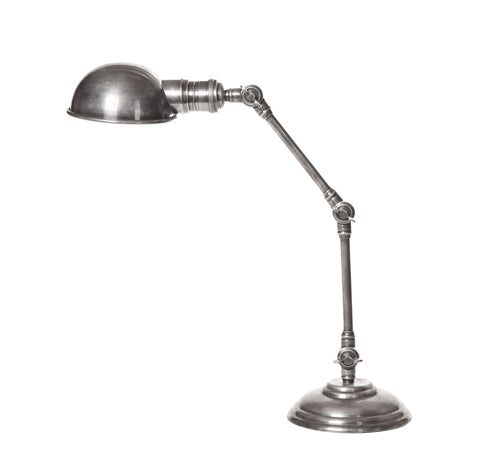Scott Desk Lamp Antique Silver