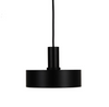 Saturn Small Textured Black Pendant with Colour Rings