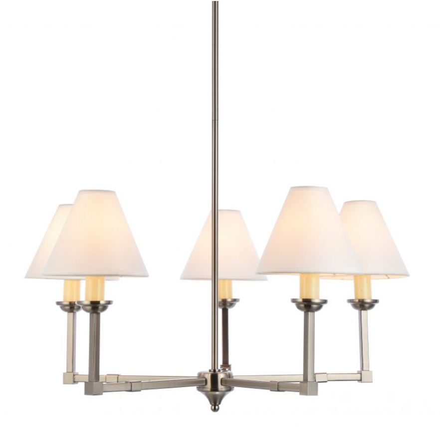 Regent Satin Nickel Pendant