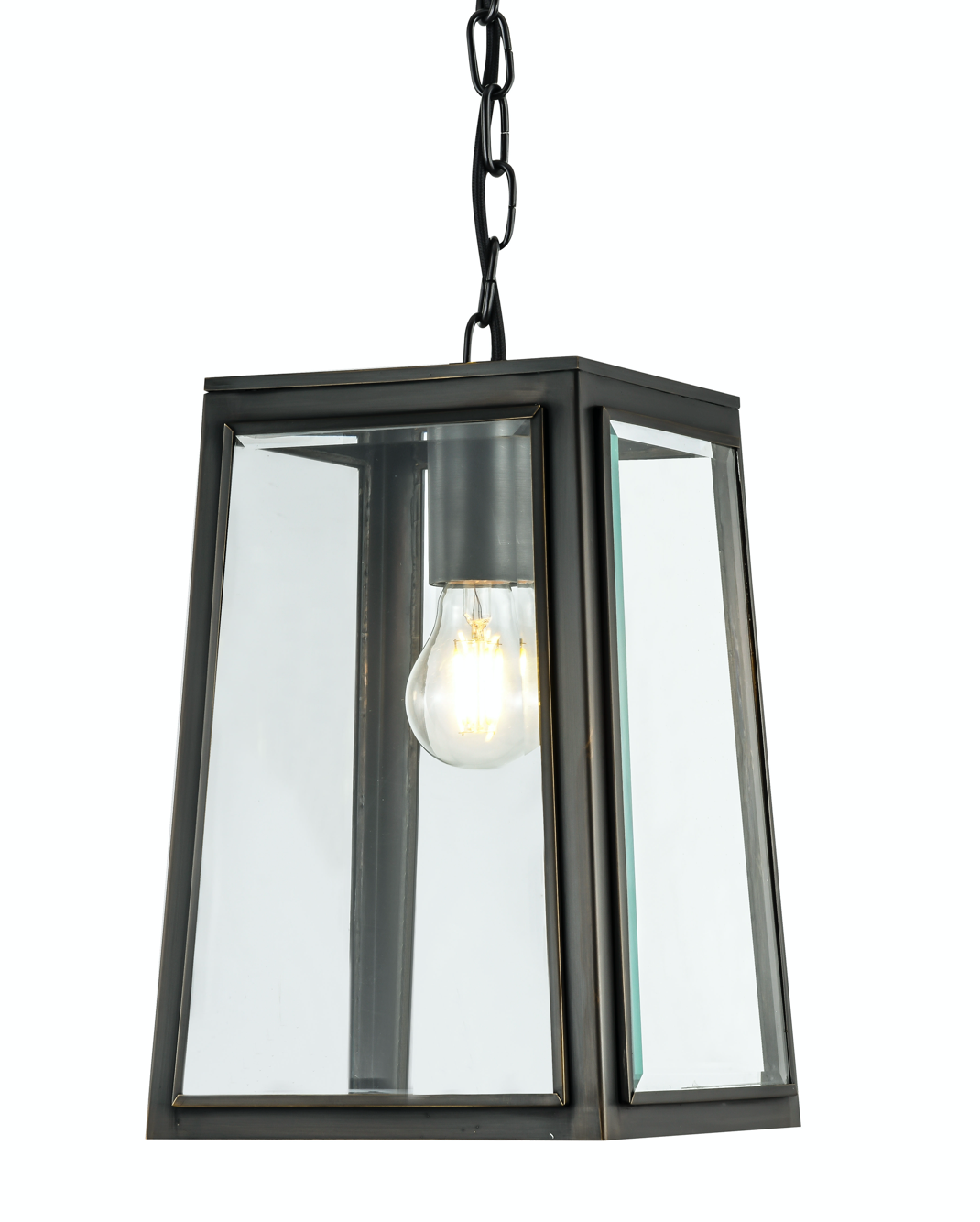 Preston Small Lantern Regency Bronze