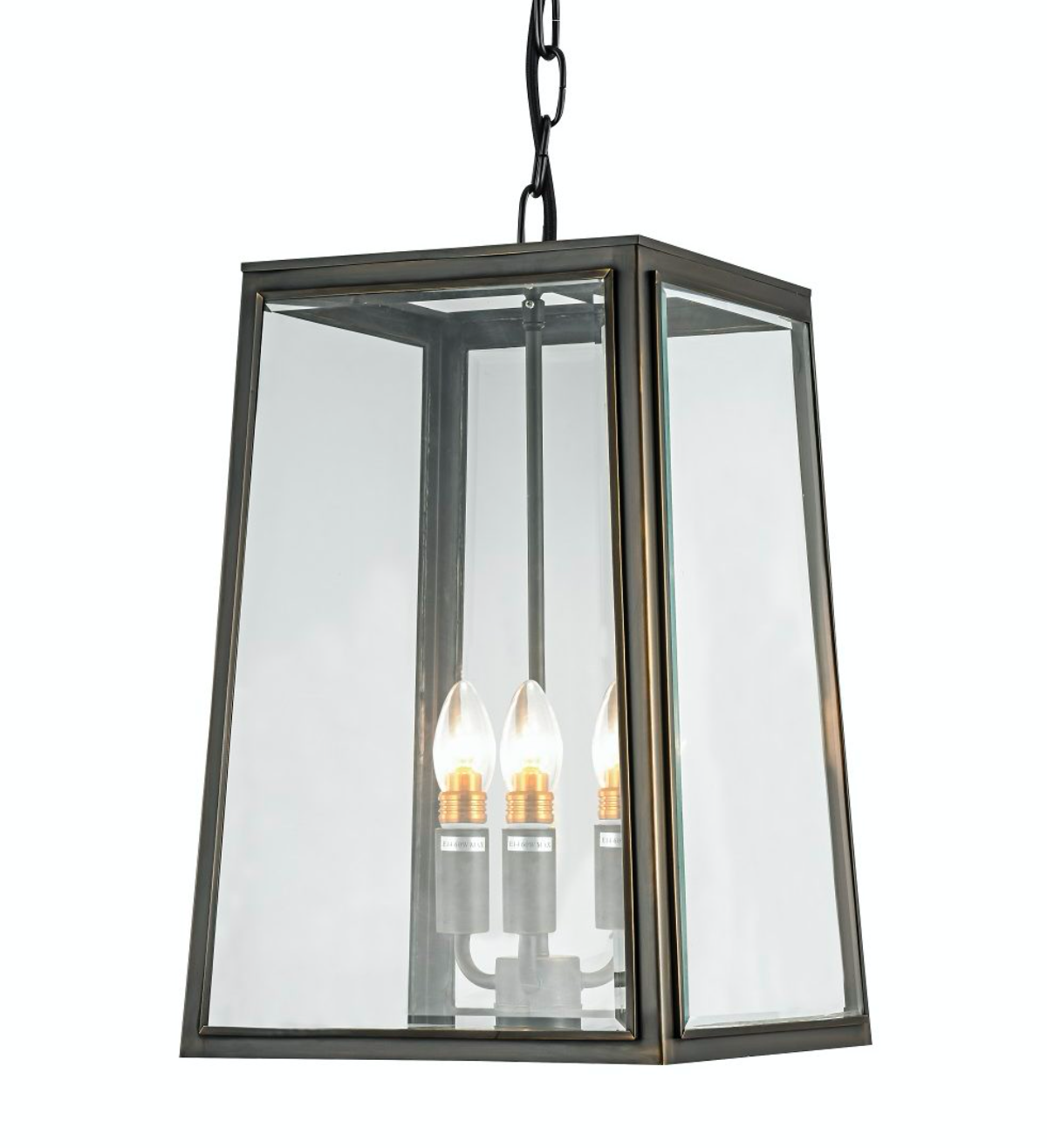 Preston Large Lantern Regency Bronze