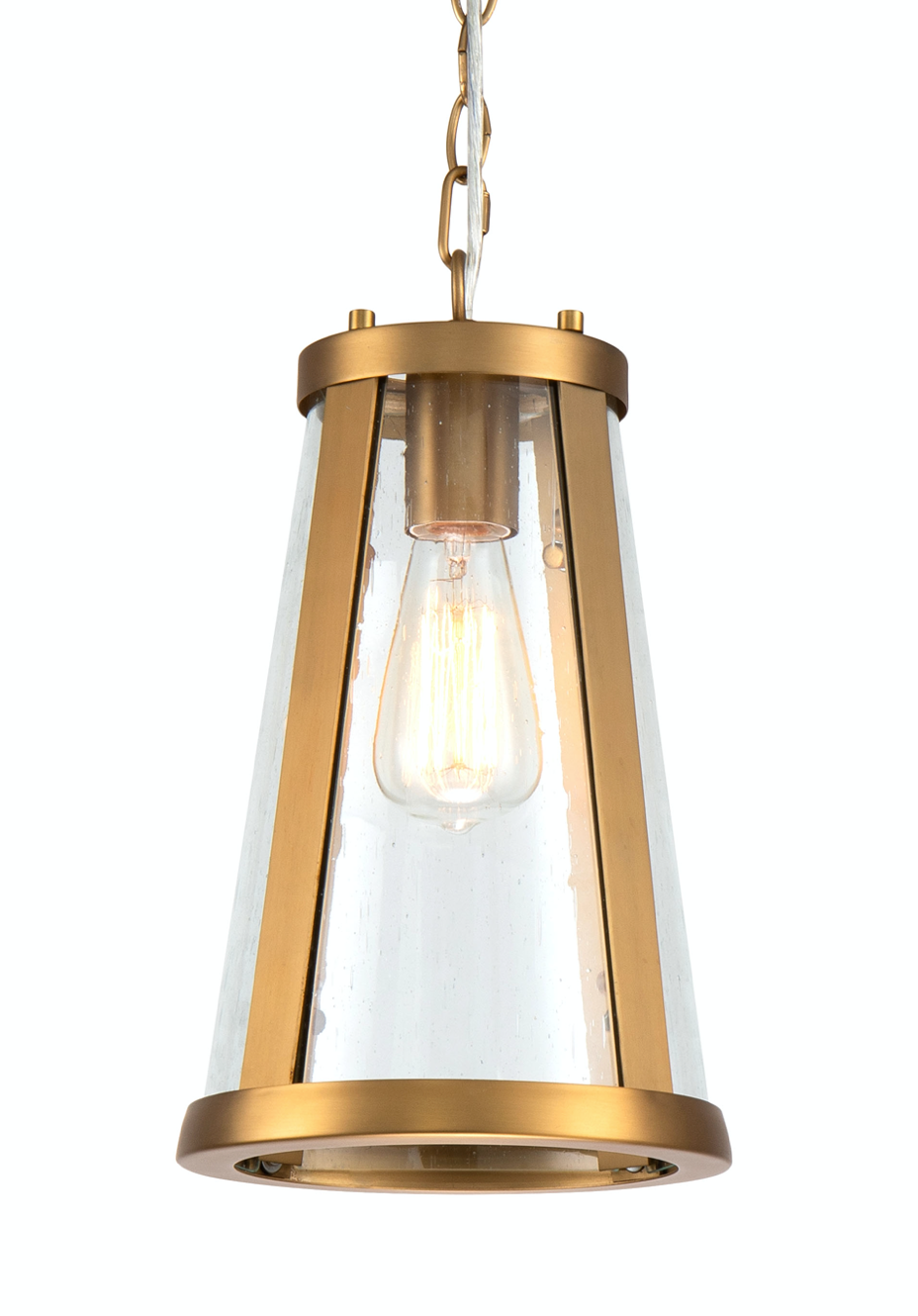 Lauren Small Gold Glass Pendant