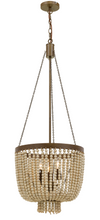 Maddison Small Natural Beaded Pendant
