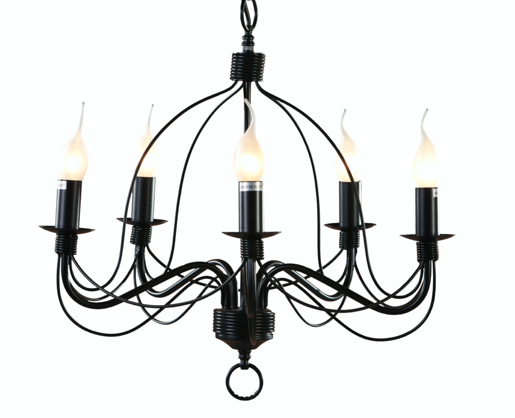 Candice Medium Black Candelabra