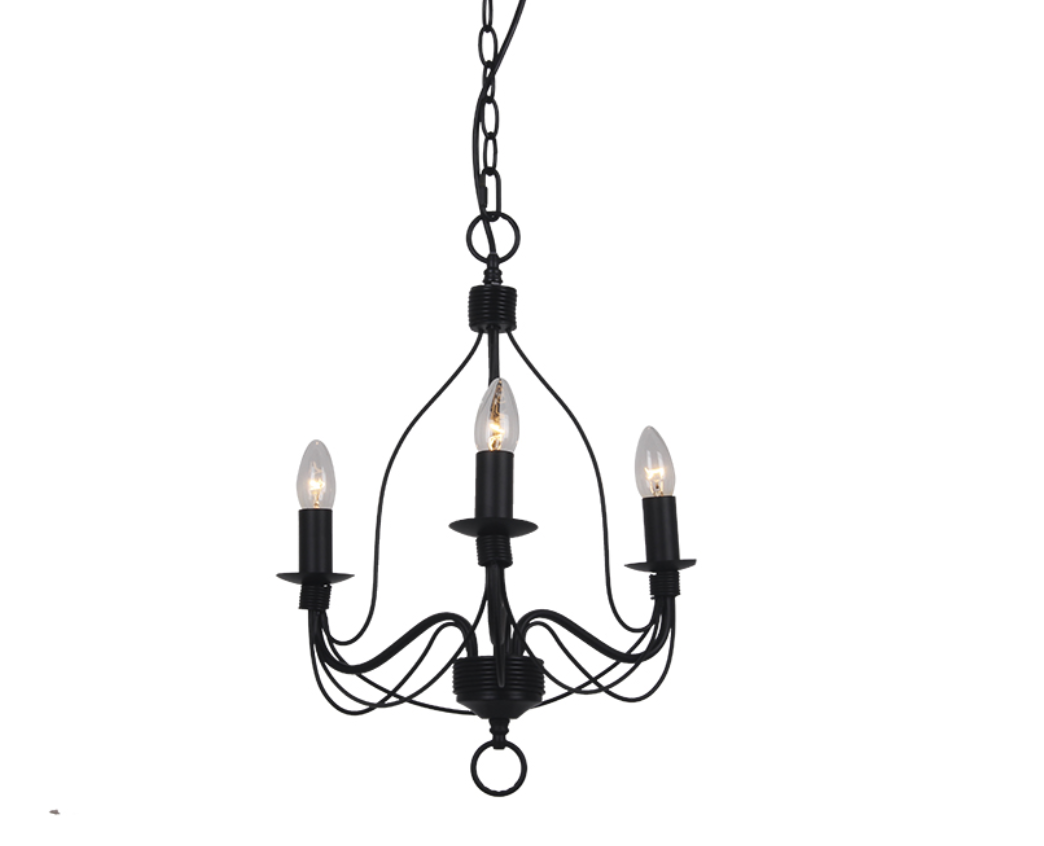Candice Small Black Candelabra