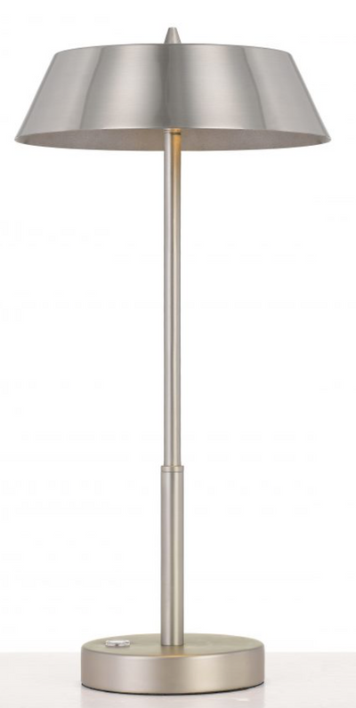 Allure LED Nickel Silver Table Lamp