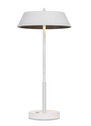 Allure LED White Silver Table Lamp