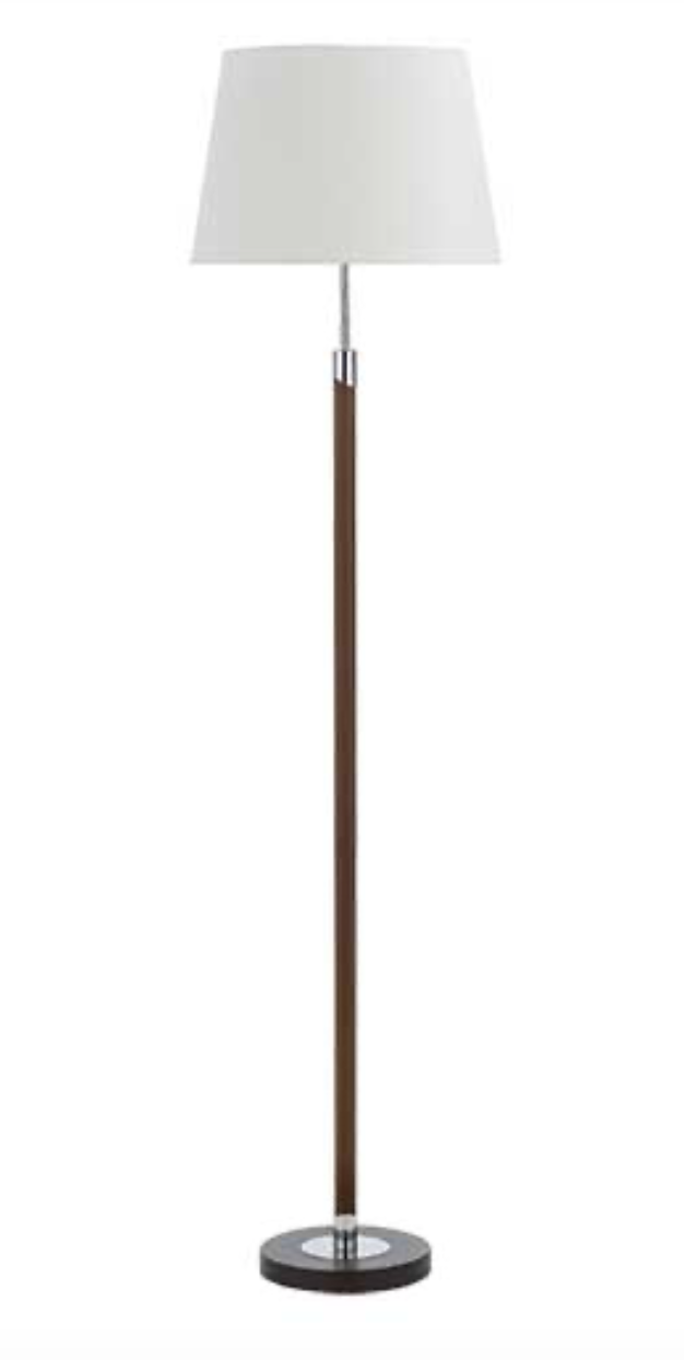 Belmore Walnut Floor Lamp