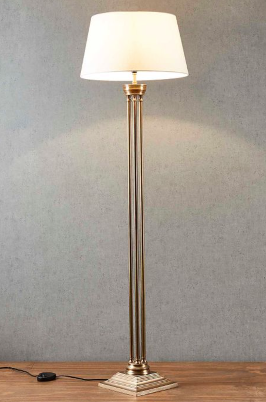 Langmore Brass Floor Lamp
