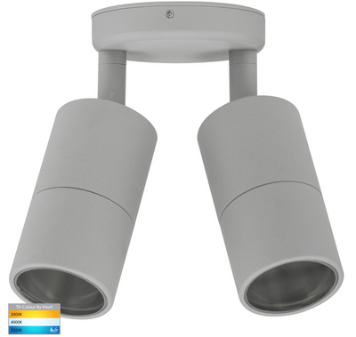 Tivah Silver TRI Colour Double Adjustable Wall Spot Light