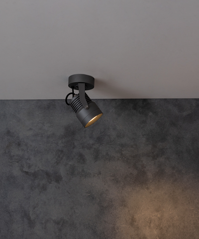 Emerald Textured Grey 25W Spotlight