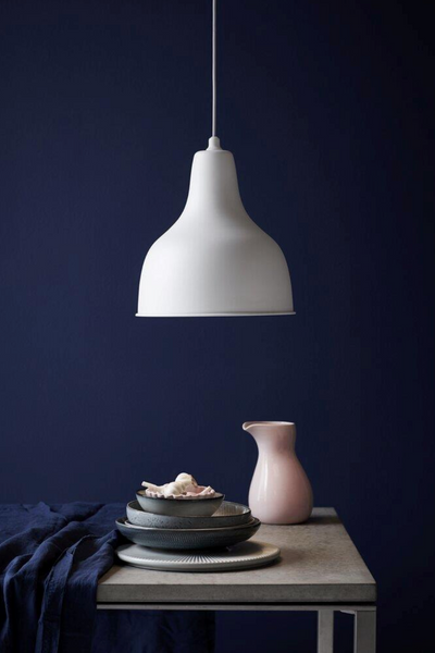 Ames White Pendant