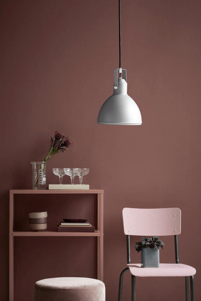 Ames White Pendant