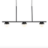 Contina Black LED Linear Pendant