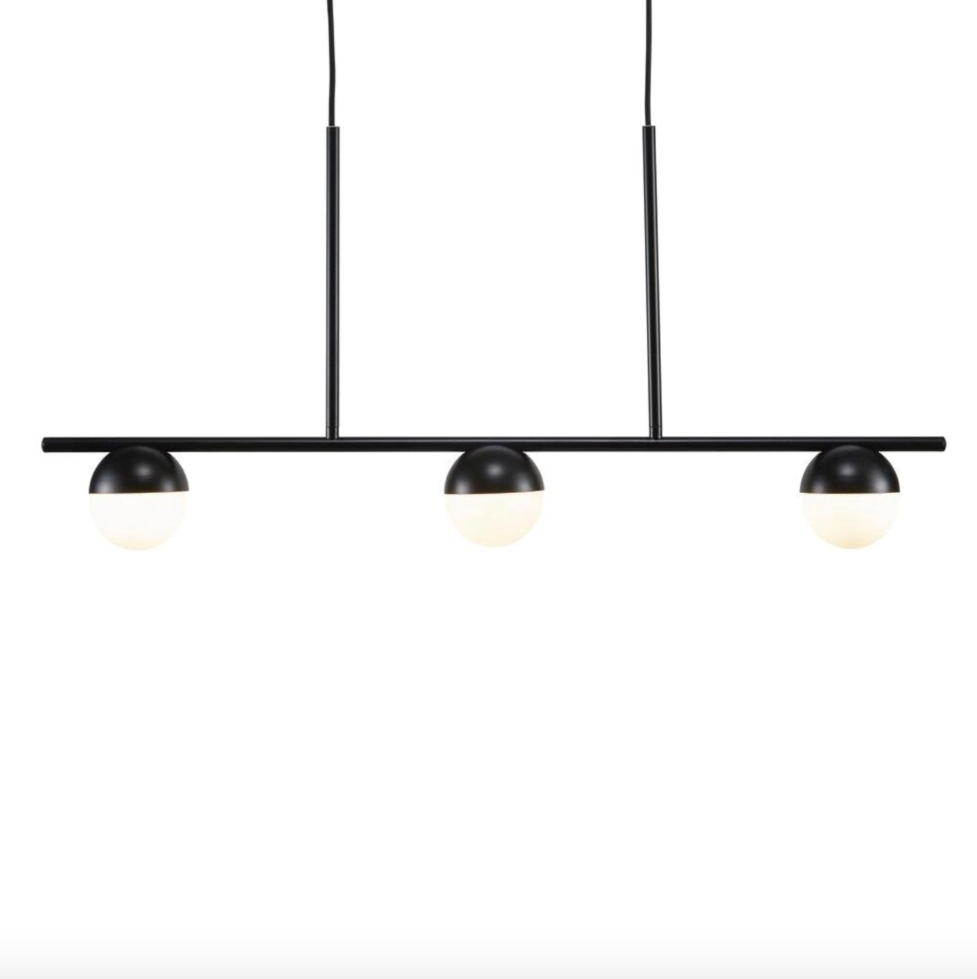 Contina Black LED Linear Pendant