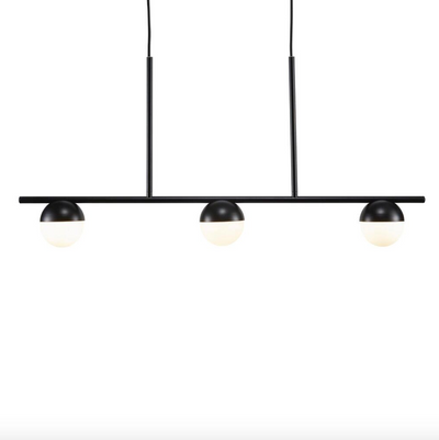 Contina Black LED Linear Pendant