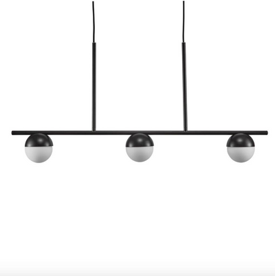 Contina Black LED Linear Pendant