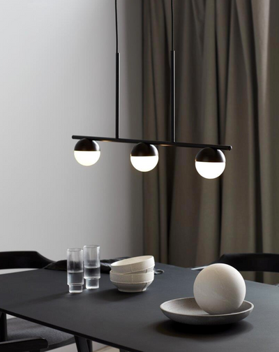 Contina Black LED Linear Pendant