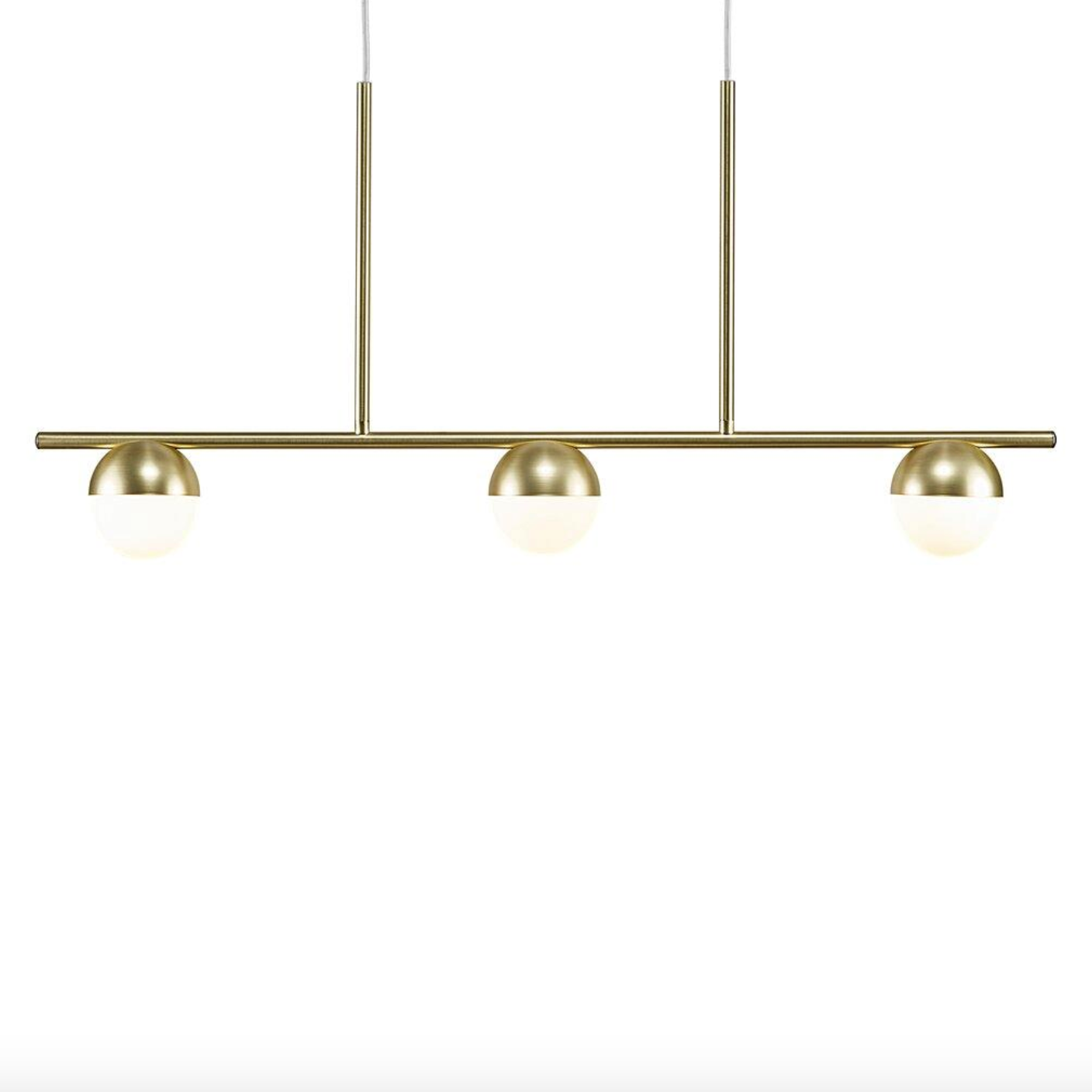 Contina Brass LED Linear Pendant