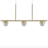 Contina Brass LED Linear Pendant