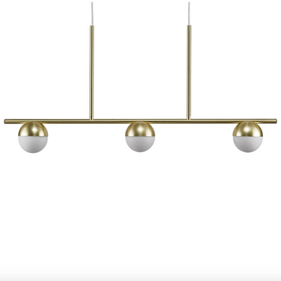 Contina Brass LED Linear Pendant