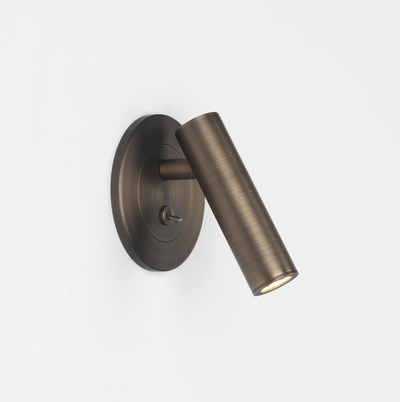 Enna Recess Switched LED Bronze Wall Light