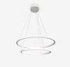 Saturn Nimbus 2 Tier Black Pendant