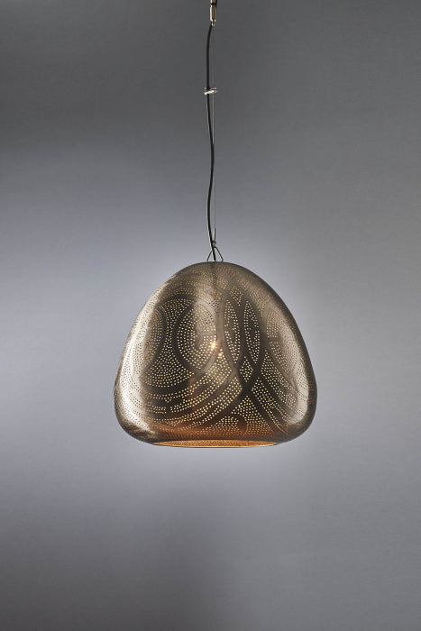 Story Dome Hanging Lamp in Nickel