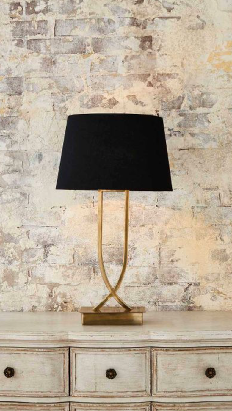 Sutton Antique Brass Table Lamp