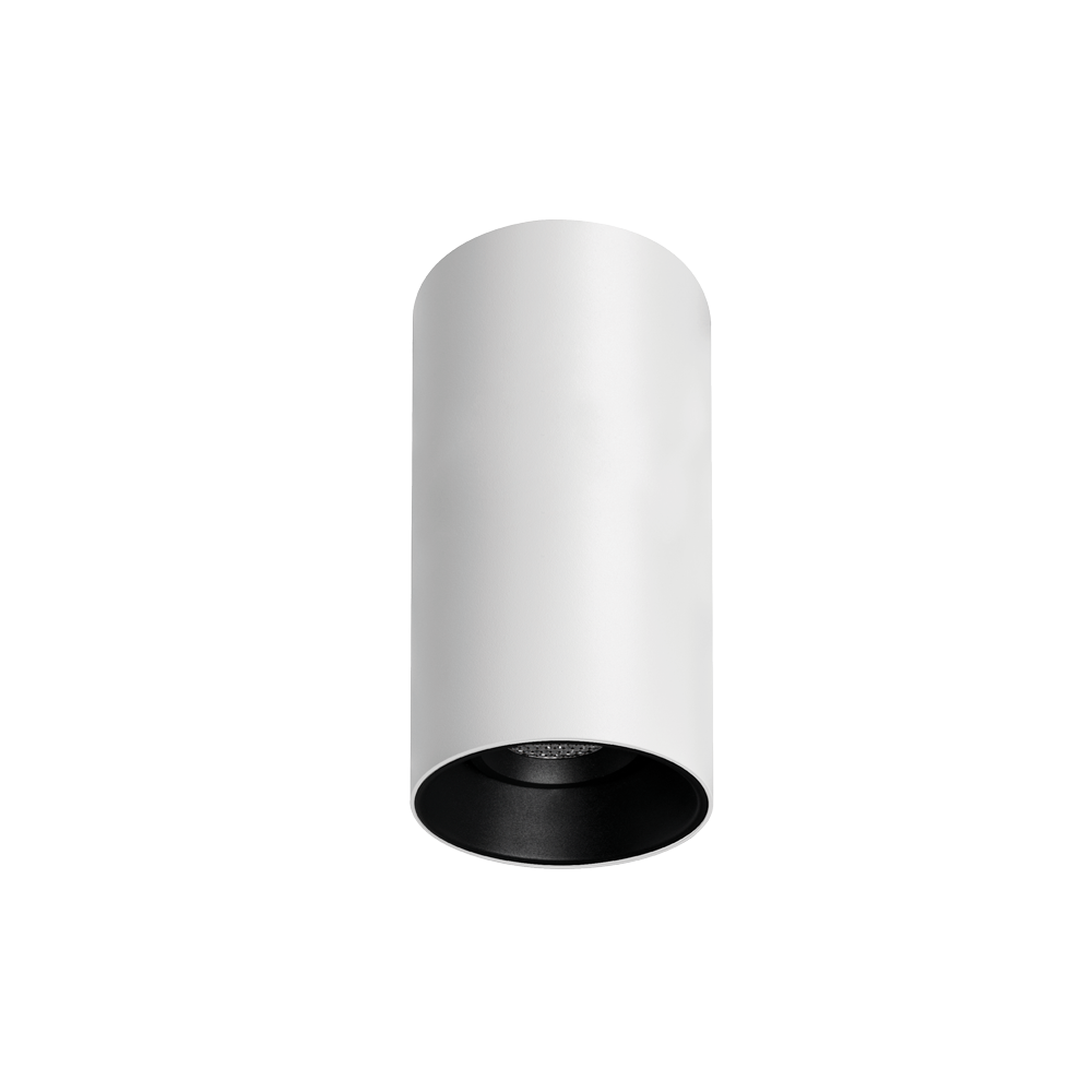 Titanium Textured White/Black Surface Mounted Downlight