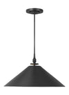 Thomas O'Brien Capri 1 Light Aged Iron Pendant Lighting Affairs