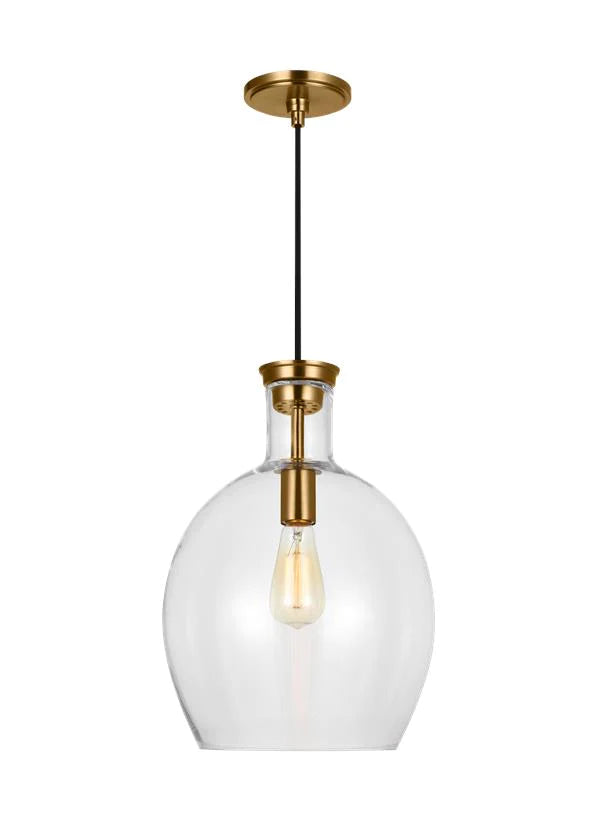 Thomas O'Brien Vaso 1 Light Burnished Brass Medium Pendant Lighting Affairs