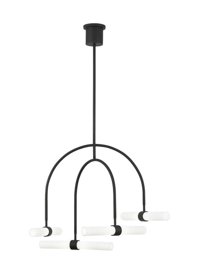 Tech Lighting Calumn 4 Light Black Chandelier Lighting Affairs