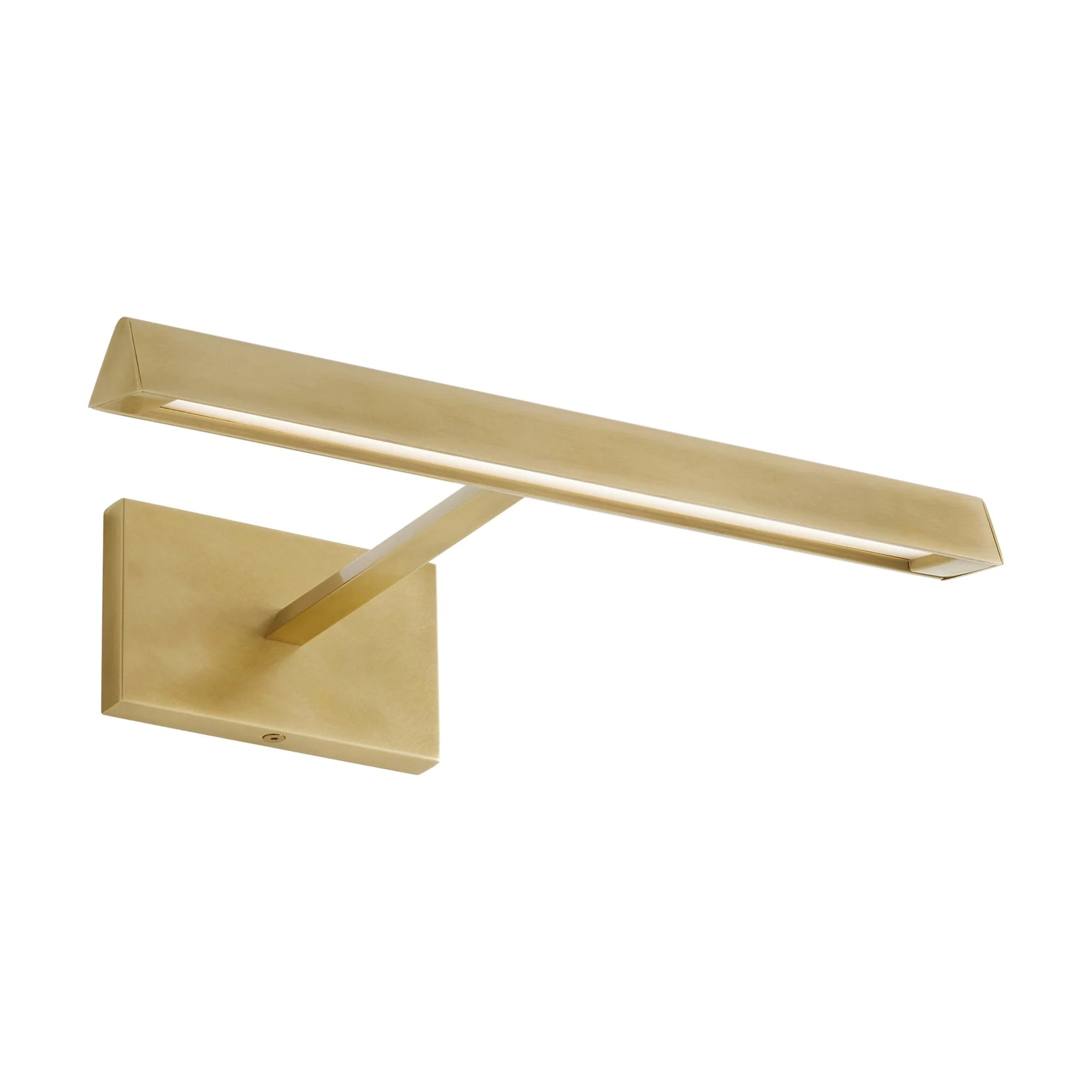 Tech Lighting Dessau 12 1 Light LED Natural Brass Wall Picture