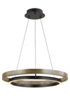 Tech Lighting Grace 30 Matte Black/Weathered Oak Wood Pendant Lighting Affairs