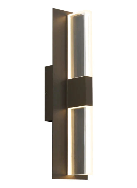  Tech Lighting Lyft 18 1 Light Bronze Outdoor Wall Sconce Lighting Affairs