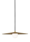 Tech Lighting Pirlo 1 Light Aged Brass Pendant Lighting Affairs