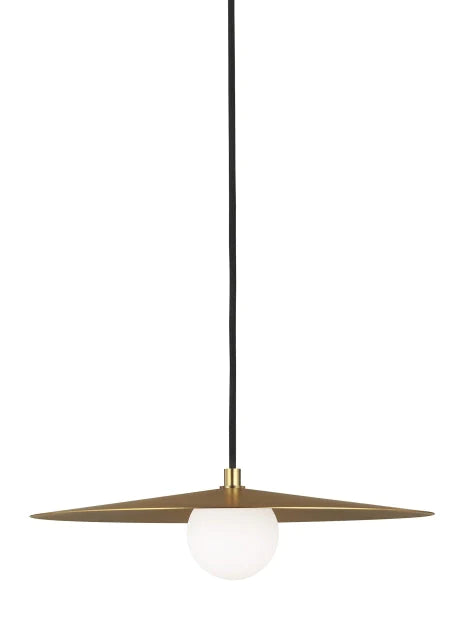 Tech Lighting Pirlo 1 Light Aged Brass Pendant Lighting Affairs