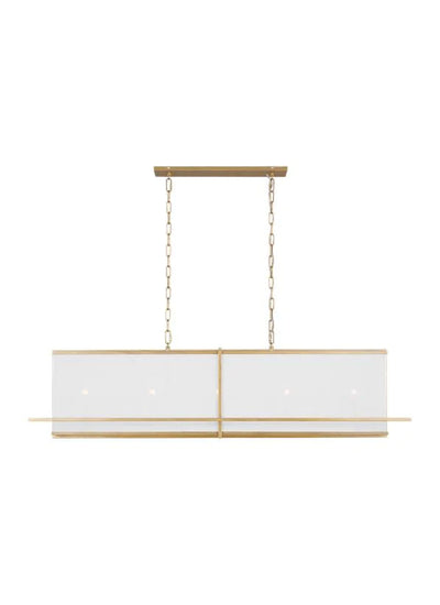 Thom Filicia Dresden 5 Light Coastal Gild Linear Chandelier Lighting Affairs