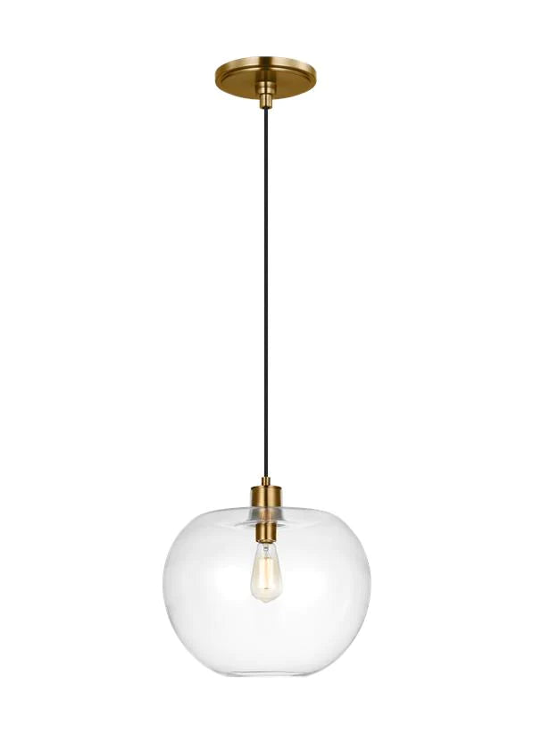 Thomas O'Brien Mela 1 Light Burnished Brass Large Pendant Lighting Affairs