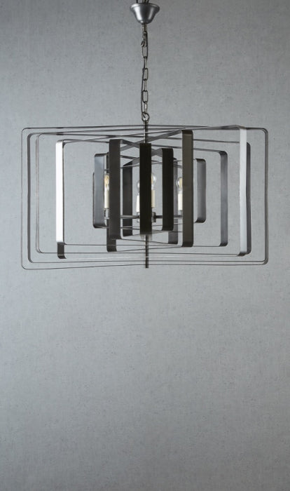 Toorak Ceiling Light in Black Brass