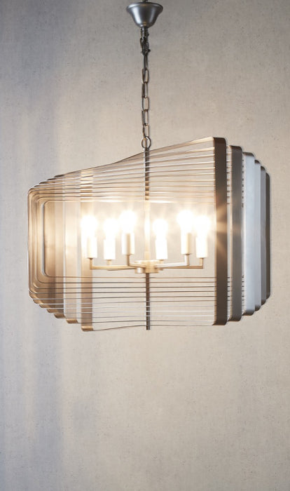 Toorak Ceiling Light in Black Brass