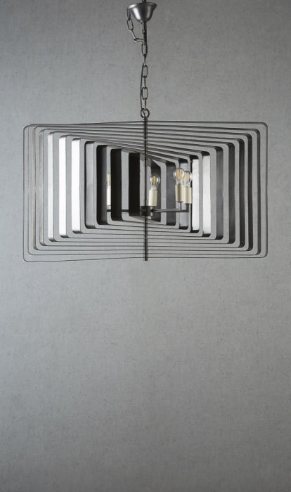 Toorak Ceiling Light in Black Brass