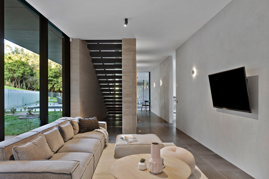 Axis Textured White Surface Mounted Downlight