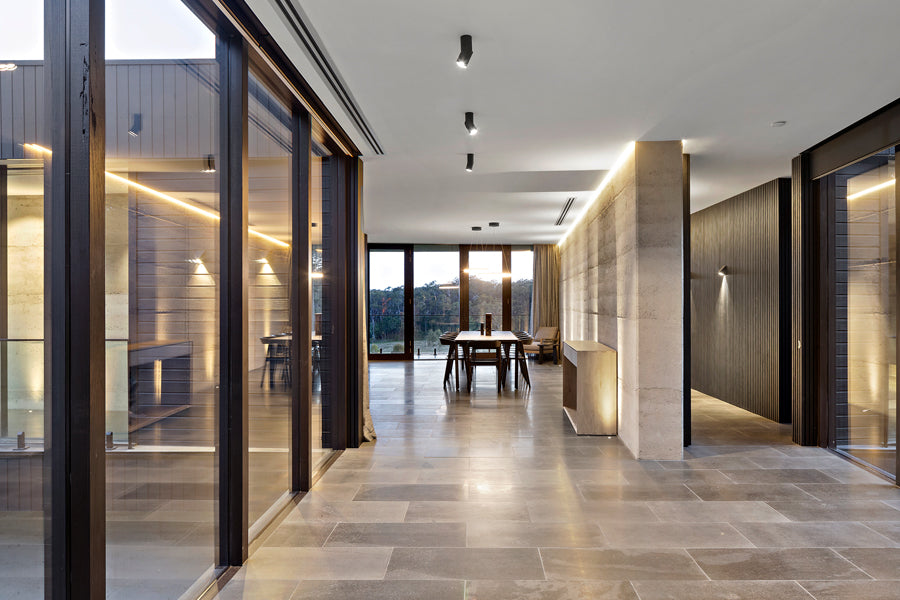 Axis Textured Black Surface Mounted Downlight