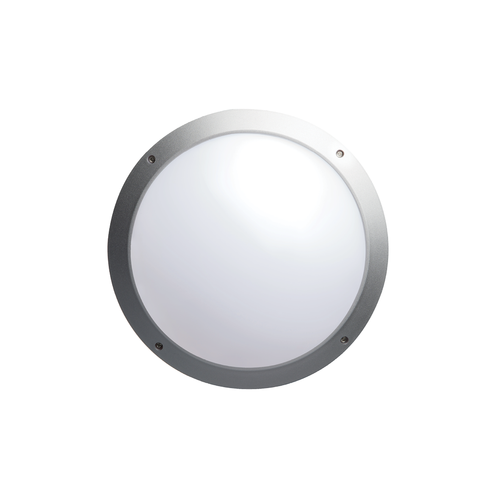 Vega Silver Open Face Outdoor Light