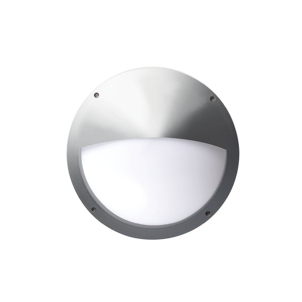 Vega Silver Eyelid Outdoor Light