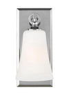 Sean Lavin Monterro 1 Light Chrome and Opal Etched Glass Vanity Wall Sconce Lighting Affairs