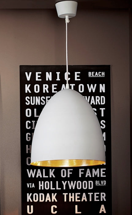 Maiden Ceiling Lamp White Silver