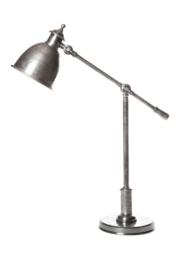 Vermont Desk Lamp Antique Silver